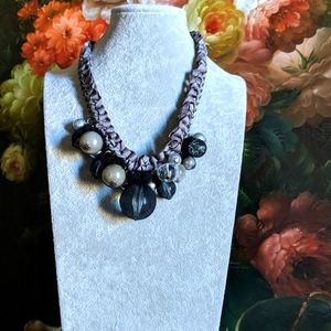 Gray color Cara n.c. necklace